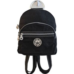 Vintage 90s Small Backpack, Black Paw